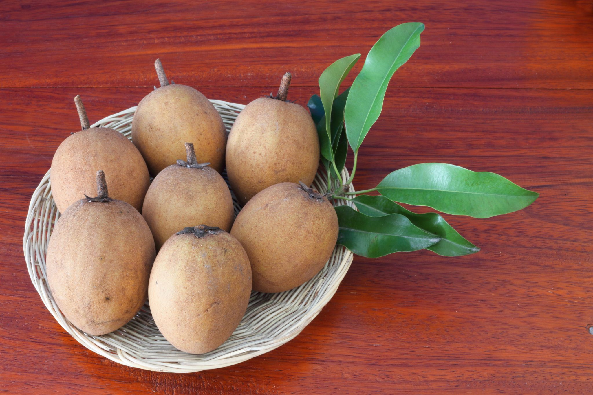 Sapodilla in a bowl